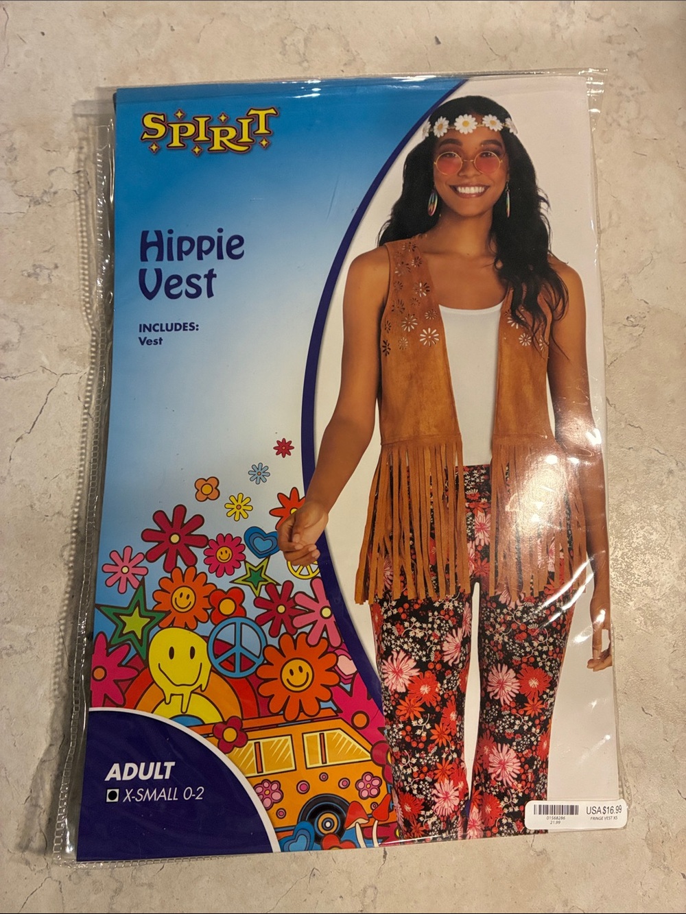 Spirit Brown Fringe Hippie Vest